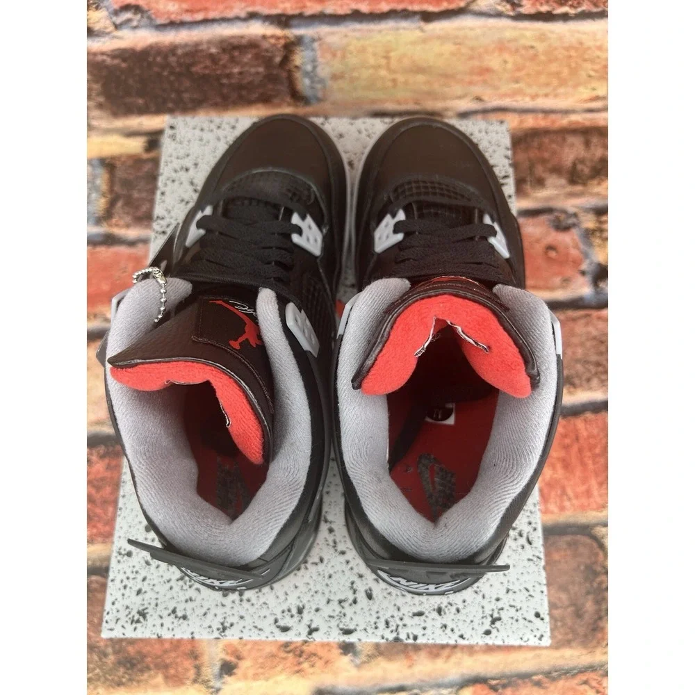 Nike Air Jordan 4 Bred Reimagined GS Size 7Y/8.5W (FQ8213-006) DS New‎ IN HAND